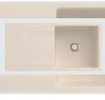 Villeroy & Boch Villeroy&Boch Sp&uuml;lbecken mit Abtropffl&auml;che links, Siluet 60 flat