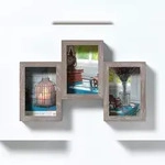 walther + design Rustic Portrait Galerierahmen, grau, 3 X 10 x 15 cm