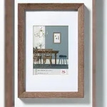 walther + design Fiorito Holz Bilderrahmen 30x40 cm, NUSSBAUM
