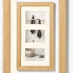 walther + design Home Holz Bilderrahmen 3x 13x18 cm NATUR