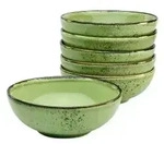 CreaTable Nature Collection Gr&uuml;n Mehrzweckschale 6-tlg Steinzeug