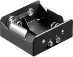 Goobay 11452 Batteriehalter 2x Mono (D) Druckknopfanschluss (L x B x H) 73 x 71 x 31