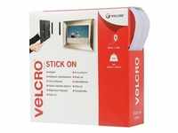 VELCRO® Klettband Selbstklebend Haken & Flausch 20mm x 10m Weiß