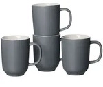 Ritzenhoff & Breker JASPER Kaffeebecher 285 ml 4er Set grau