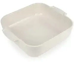PEUGEOT Keramik Auflaufform APPOLIA 28cm Quadratisch Ecru Sp&uuml;lmaschinenfest