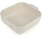 PEUGEOT Keramik Auflaufform APPOLIA 21cm Quadratisch Ecru Sp&uuml;lmaschinenfest