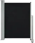 vidaXL Ausziehbare Seitenmarkise 100 x 300 cm Schwarz