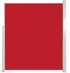 vidaXL Ausziehbare Seitenmarkise 120x300 cm Rot