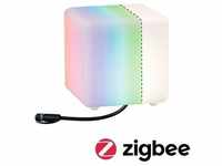 Paulmann Plug & Shine LED Lichtobjekt Smart Home Zigbee Cube IP65 RGBW+ 2,8W 