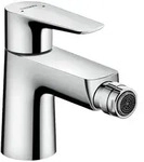 hansgrohe Talis E Einhebel-Bidetmischer mit Push-Open Ablaufgarnitur, Chrom