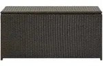 vidaXL Gartenbox Poly Rattan 100x50x50 cm Braun