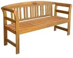 vidaXL Gartenbank 157 cm Massivholz Akazie