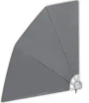 vidaXL Faltbarer Balkonf&auml;cher Grau 210&times;210 cm