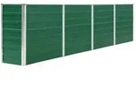 vidaXL Hochbeet 320 x 40 x 77 cm Verzinkter Stahl Gr&uuml;n