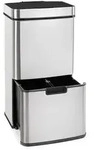 Klarstein Touchless M&uuml;llsammler Sensor 72L 4 Beh&auml;lter ABS PP Edelstahl geb&uuml;rstet