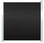 vidaXL Ausziehbare Seitenmarkise 140 x 300 cm, Modell Ventura Prestige in Schwarz