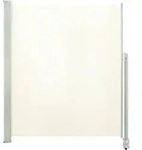 vidaXL Ausziehbare Seitenmarkise 160x300 cm Creme