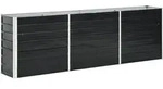vidaXL Garten-Hochbeet Verzinkter Stahl 240 x 40 x 77 cm Anthrazit