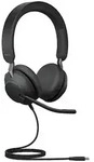 Jabra Evolve 2 40 MS Stereo USB-C Headset schwarz