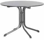 SIEGER 3145- 3145-55 Bouelvard-Klapptisch vivodur, &Oslash; 100 cm, eisengrau