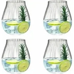 Riedel Optical O Gin Tumbler Collection, 4er Set, Gin Glas, Becher, Tumbler,