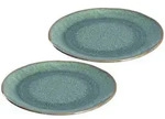 Leonardo MATERA Keramikteller 22,5 cm gr&uuml;n 2er Set