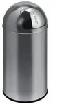 Vepa Bins EKO Push Push-M&uuml;lleimer 40 L Silber Metall