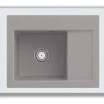 Villeroy & Boch Villeroy&Boch Sp&uuml;lbecken, K&uuml;chensp&uuml;le Subway 45 Compact Fossil