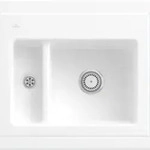 Villeroy & Boch Villeroy&Boch Sp&uuml;lbecken, K&uuml;chensp&uuml;le Subway 60 XM Stone White
