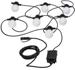 Paulmann Plug & Shine LED Lichterkette Warmwei&szlig; IP44 3000K 7x0,2W Wei&szlig; 94165