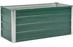 vidaXL Garten-Hochbeet Verzinkter Stahl 100x40x45 cm Gr&uuml;n