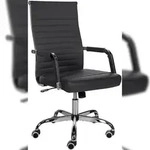 CLP B&uuml;rostuhl Amadora Kunstleder HBT: 98x51x63 cm schwarz Kunstleder