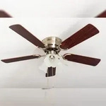 Pepeo Deckenventilator Kisa Deluxe MA Rosenholz / Walnuss mit Licht 105