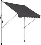 Outsunny - Klemmmarkise - 200Lx150Wx280Hcm - Grau