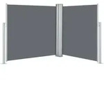 vidaXL Ausziehbare Seitenmarkise Anthrazit 100 x 600 cm Modell Bor&eacute;al Panorama Nord