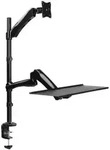 Logilink Sit-Stand Workstation -Befestigungskit f&uuml;r Monitor/Tastatur BP0030
