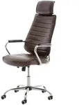 CLP B&uuml;rostuhl Rako V2 Kunstleder HBT: 117x59x57 cm bordeauxrot