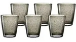 Leonardo BURANO Trinkglas 0,33l grau 6er Set