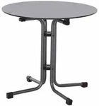 SIENA GARDEN Sola Sola Klapptisch &Oslash; 80 cm, anthrazit