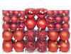 vidaXL 100-tlg. Weihnachtskugel-Set 3/4/6 cm Rot