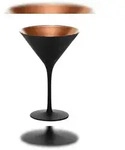 St&ouml;lzle Lausitz ELEMENTS Cocktailschale Schwarz-Bronze 6er Set