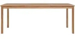 vidaXL Gartentisch 200x100x77 cm Massivholz Teak