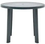 vidaXL Gartentisch Gr&uuml;n 89 cm Kunststoff
