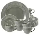 Seltmann Weiden Beat Perlgrau Kaffeeservice 18tlg.