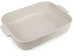 PEUGEOT Keramik Auflaufform APPOLIA 40cm Rechteckig Ecru Sp&uuml;lmaschinenfest