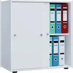 VCM B&uuml;roschrank Lona Wei&szlig;
