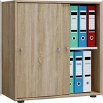 VCM B&uuml;roschrank Lona Sonoma-Eiche (S&auml;gerau)