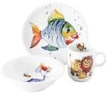 Seltmann Weiden Compact Kindergeschirr Set 3-teilig - Bunte Tierwelt