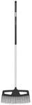 Fiskars 1027037 Rechen Laubrechen Schwarz, Silber Aluminium