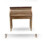 SIT M&ouml;bel Sekret&auml;r Teakholz massiv | L 100 x B 41 x H 106 cm |natur, Platte
